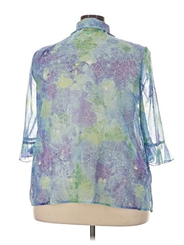 Maggie Barnes 3/4 Sleeve Blouse (view 2)