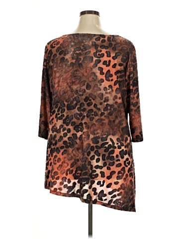 Attitudes by Renee 3/4 Sleeve Blouse (view 2)