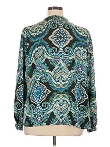 Worthington Long Sleeve Blouse (view 2)