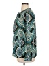 Worthington 100% Polyester Paisley Teal Long Sleeve Blouse Size 1X - photo 5