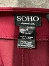 SOHO Apparel Ltd Solid Burgundy Active Pants Size XL - photo 7