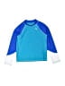 L.L.Bean Color Block Blue Rash Guard Size 5 - 6 - photo 1