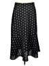 Ann Taylor LOFT 100% Polyester Polka Dots Black Casual Skirt Size 12 - photo 1