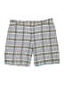 Lands' End 100% Baumwolle Plaid Blue Shorts Size 18 - photo 1