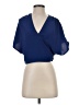 Zara Blue Short Sleeve Blouse Size S - photo 1