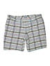 Lands' End 100% Baumwolle Plaid Blue Shorts Size 18 - photo 2