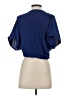 Zara Blue Short Sleeve Blouse Size S - photo 2