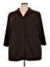 Venezia 100% Polyester Brown 3/4 Sleeve Blouse Size 26 - 28 Plus - photo 1