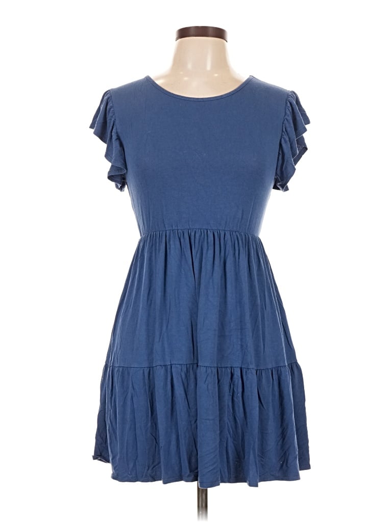Pre-owned Olivia Rae Casual Dress In Blue