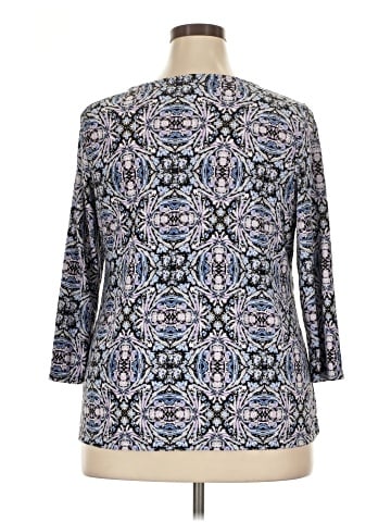 Croft & Barrow 3/4 Sleeve Blouse (view 2)