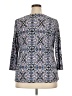 Croft & Barrow Gray 3/4 Sleeve Blouse Size XXL - photo 2