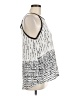 Le Lis Silver Sleeveless Blouse Size M - photo 4