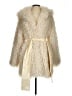 STAUD Ivory Faux Fur Jacket Size S - photo 1