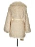 STAUD Ivory Faux Fur Jacket Size S - photo 2