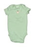 Carter's Solid Green Short Sleeve Onesie 0-3 MO / 3 MO - photo 1