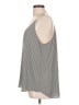 Ann Taylor LOFT 100% Polyester Silver Tank Top Size L - photo 5
