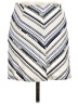 Zara Basic Chevron-herringbone Ivory Casual Skirt Size M - photo 2