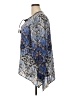Rafaella 100% Polyester Blue 3/4 Sleeve Blouse Size 1X - photo 5