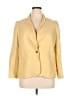 Talbots 100% Metal Yellow Blazer Size 14 Petite - photo 1