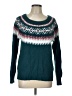 Maurices Argyle Teal Pullover Sweater Size L - photo 1