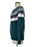 Maurices Argyle Teal Pullover Sweater Size L - photo 5