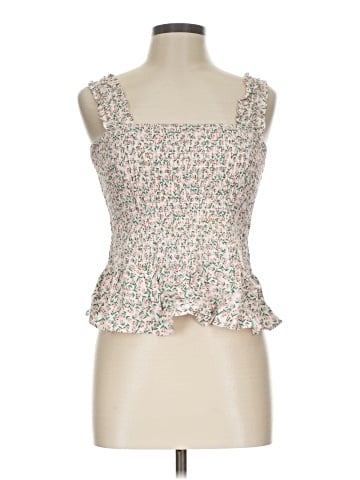 Aqua Sleeveless Top (view 1)