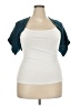 Torrid 100% Cotton Teal Cardigan Size 2X Plus (2) - photo 1