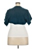 Torrid 100% Cotton Teal Cardigan Size 2X Plus (2) - photo 2