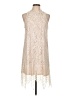 Alya 100% Nylon Ivory Cocktail Dress Size L - photo 1