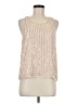 Francesca's 100% Polyester Ivory Sleeveless Top Size M - photo 1