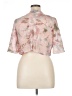 Perceptions 100% Polyester Floral Pink Blazer Size XL - photo 2