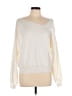 Line & Dot Ivory White Sweatshirt Size L - photo 1