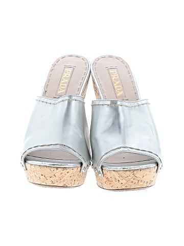 Prada Studded Cork Mule Sandals (view 2)