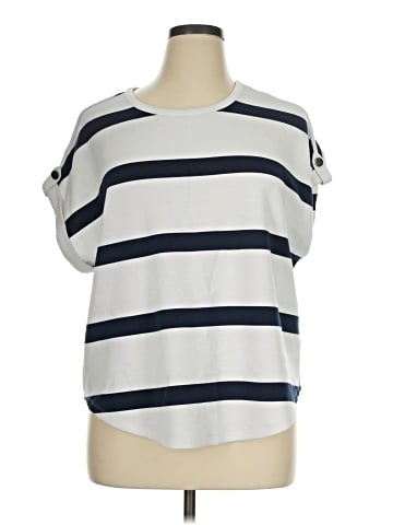 Cable & Gauge Short Sleeve Top (view 1)