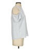 Cooper & Ella 100% Polyester Gray Silver Sleeveless Blouse Size S - photo 4