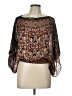 Leon Max Black 3/4 Sleeve Blouse Size L - photo 1
