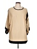 misook Tan 3/4 Sleeve Top Size L - photo 1