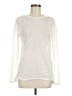 Olivia Sky 100% Polyester Silver Long Sleeve Top Size M - photo 1