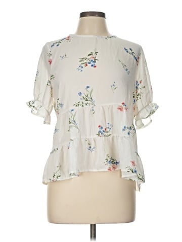 Paper Crane 3/4 Sleeve Blouse (view 1)