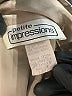 Impressions Metallic Tan Long Sleeve Blouse Size 10 - photo 7