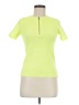 Helmut Lang 100% Polyester Green Short Sleeve Top Size S - photo 1