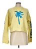 Kerri Rosenthal 100% Cotton Tropical Yellow Sweatshirt Size L - photo 1