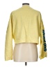 Kerri Rosenthal 100% Cotton Tropical Yellow Sweatshirt Size L - photo 2