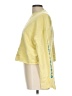 Kerri Rosenthal 100% Cotton Tropical Yellow Sweatshirt Size L - photo 5
