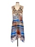 Boho Chic Print Blue Casual Dress Size 12 - photo 1