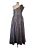Xscape Metallic Gray Cocktail Dress Size 18 - photo 2