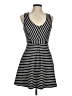 Monteau Stripes Black Casual Dress Size M - photo 1