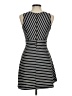Monteau Stripes Black Casual Dress Size M - photo 2