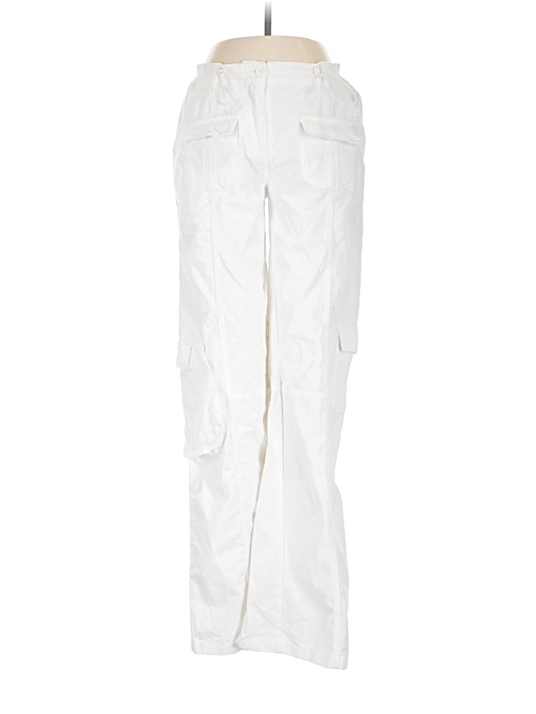 Pre-owned Brandy Melville Cargo Pants In White
