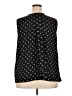 Roaman's 100% Polyester Black Sleeveless Blouse Size 22 - photo 2